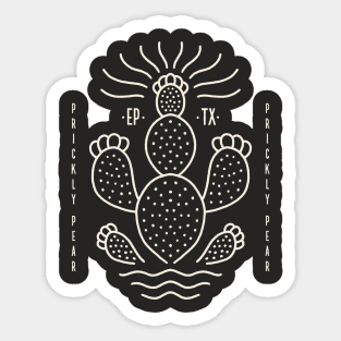 Prickly Pear Cactus Sticker